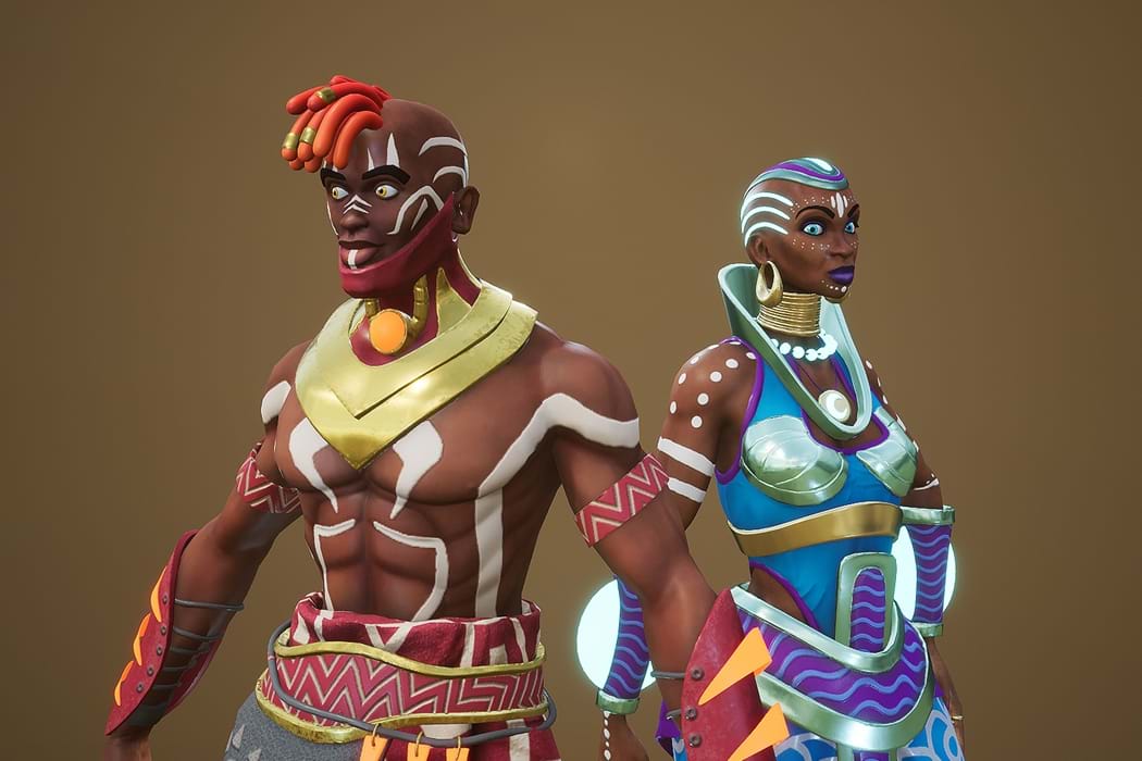 “Improving Diversity by exploring Afrofuturism through Character Design” is a 2021 Digital Graduate Show project by Callum Moffat, a Computer Arts student at Abertay University.