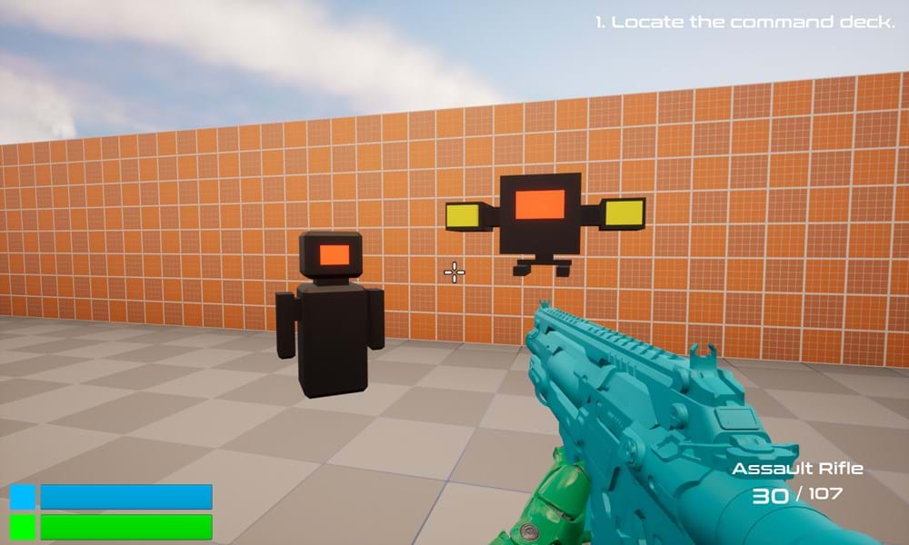 'Improving Game Replayability through a Looter Shooter Prototype' is a 2023 Digital Graduate Show project by Liam Rickman, a Games Design and Production student at Abertay University.