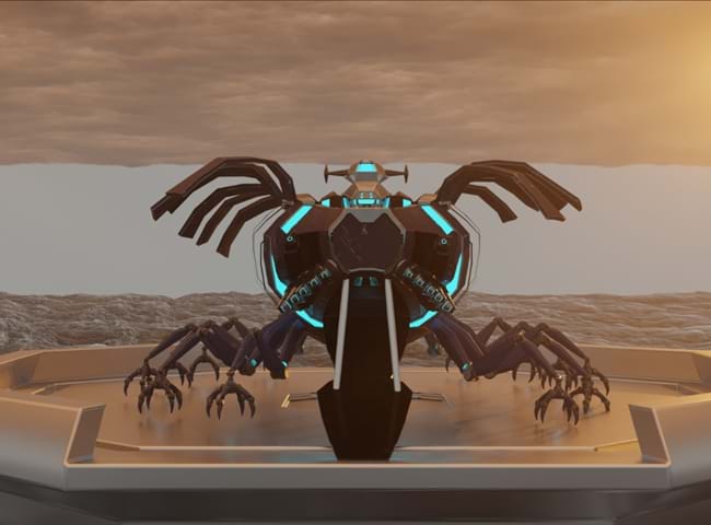 "Creating Believable Science Fiction Vehicle Design for Film" is a 2022 Digital Graduate Show project by Ben Peake, a Computer Arts student at Abertay University. 