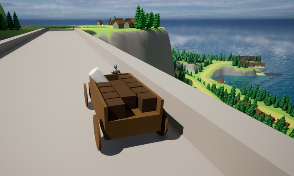 'Making Open-Ended Traversal More Compelling Through Game Design' is a 2023 Digital Graduate Show project by Michael Boland, a Games Design and Production student at Abertay University.
