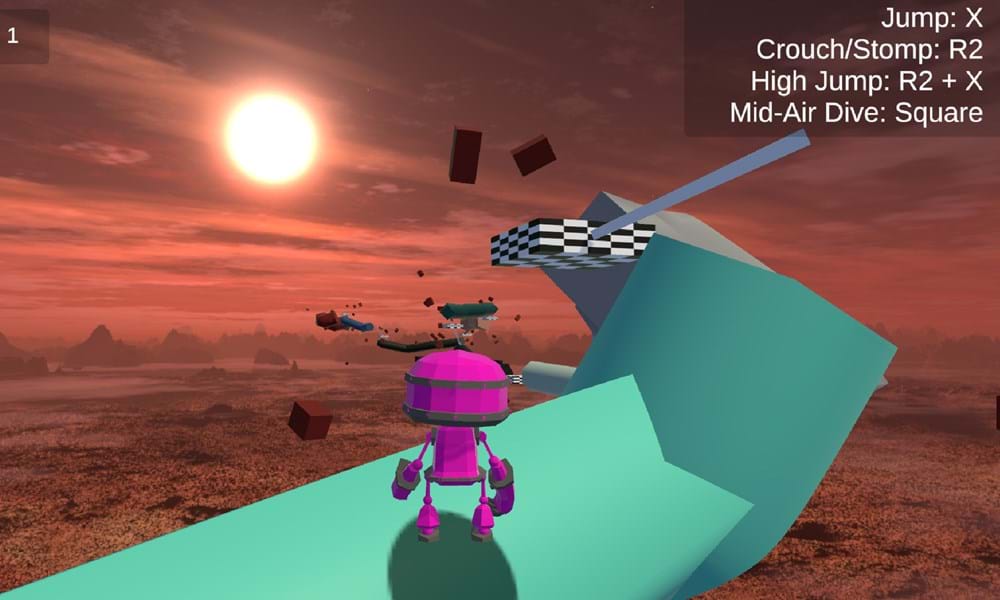 'Procedurally Generated 3D Platformer' is a 2023 Digital Graduate Show project by Ewan Fisher, a Computer Game Applications Development student at Abertay University.