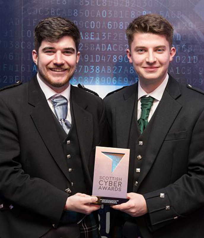Double success at Scottish Cyber Awards