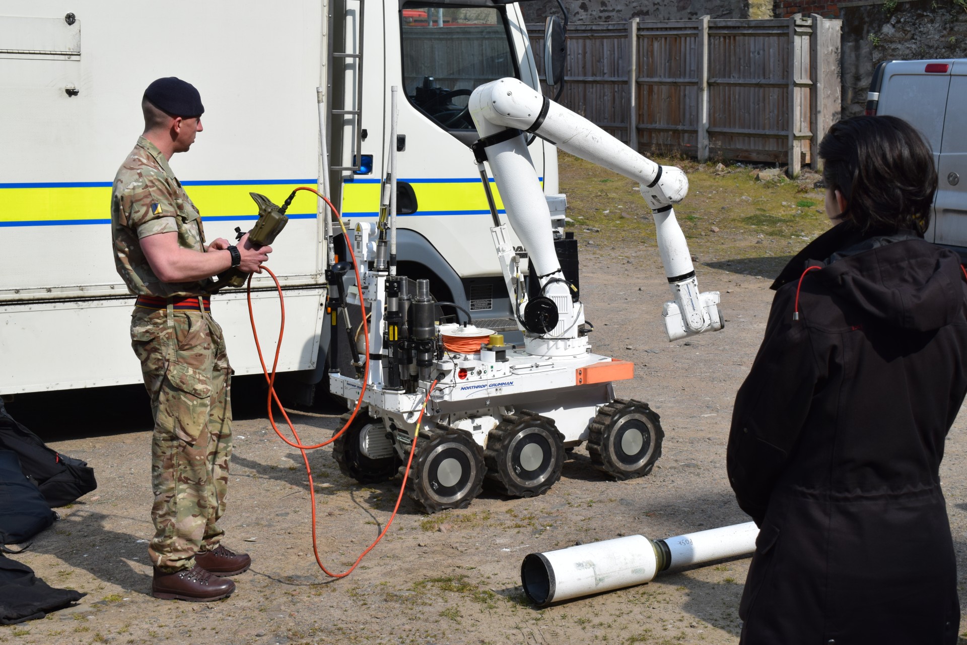 Bomb Disposal Squad delivers spectacular outdoor lecture