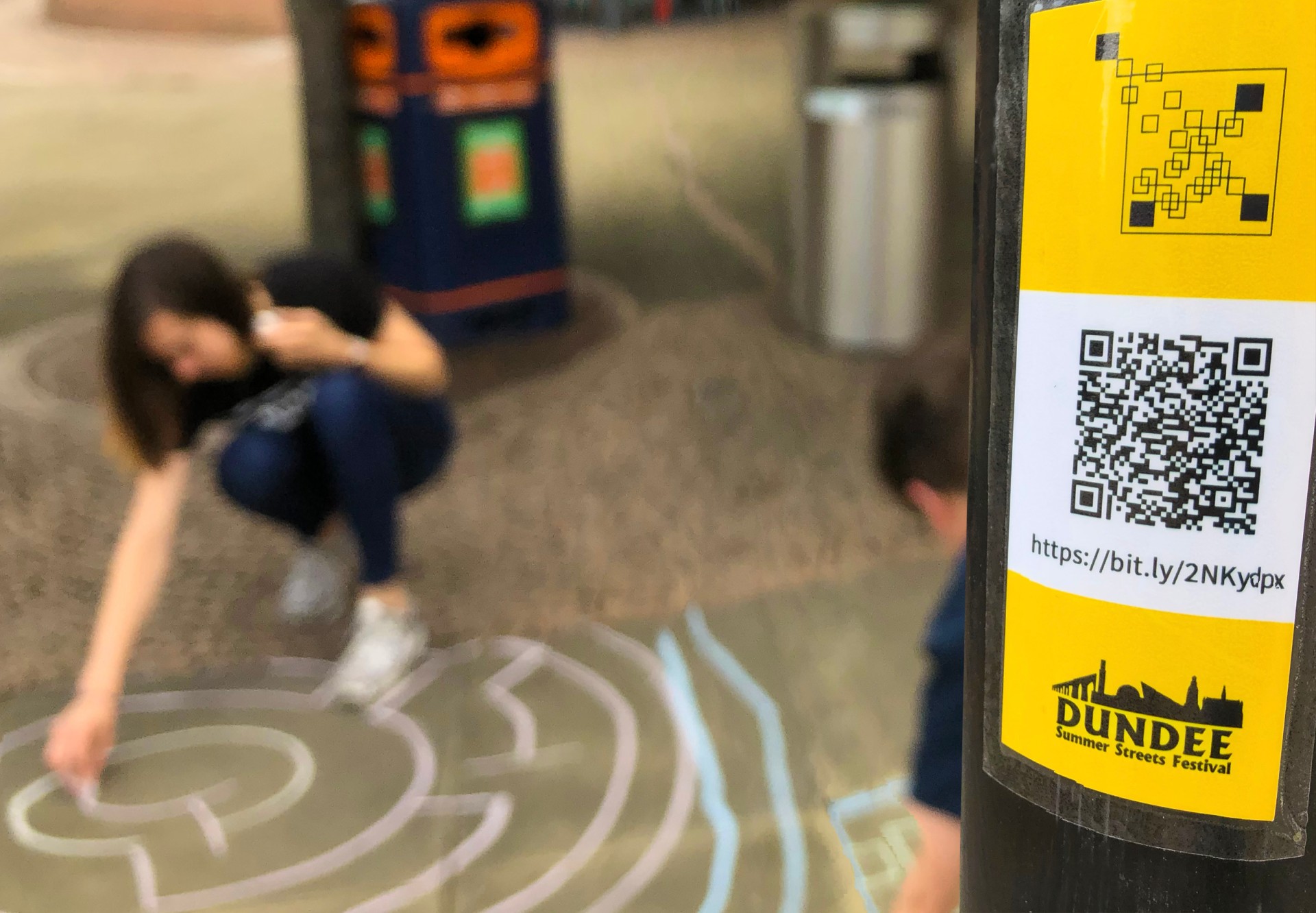 A QR code used in The Collectors treasure trail