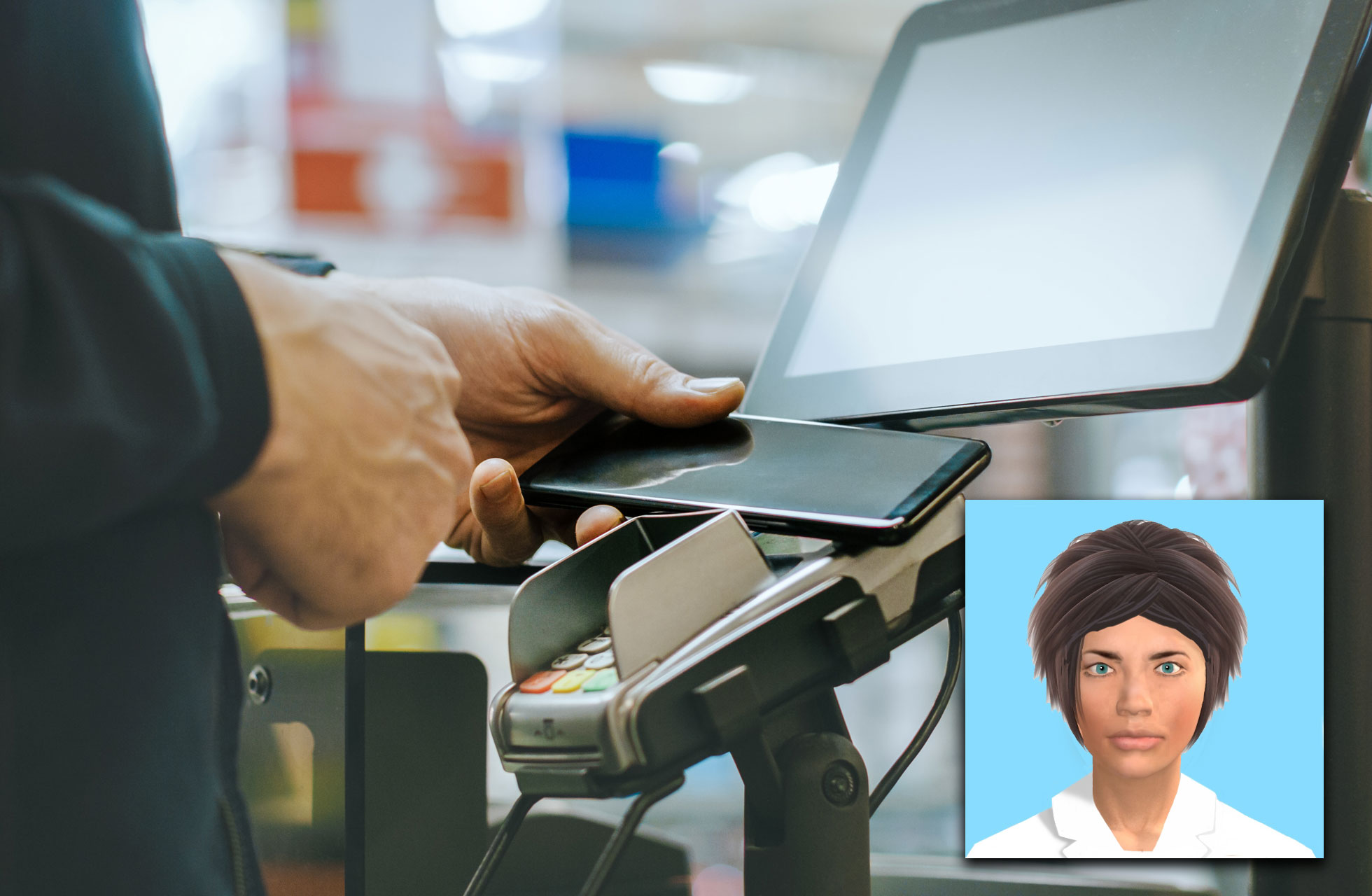Digitised faces may reduce shoplifting risk at self-service checkouts