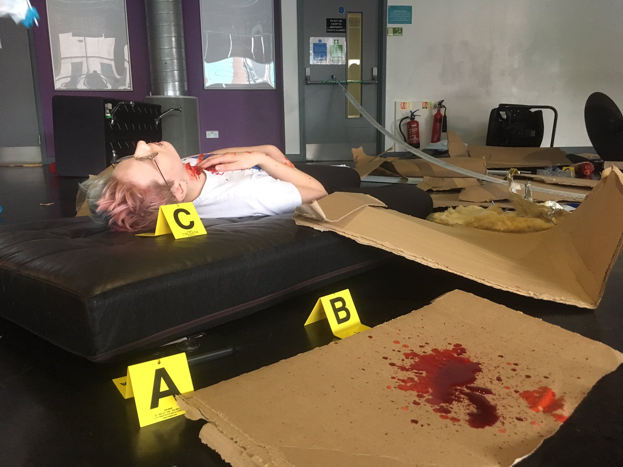 Scottish courts staff take part in forensics day