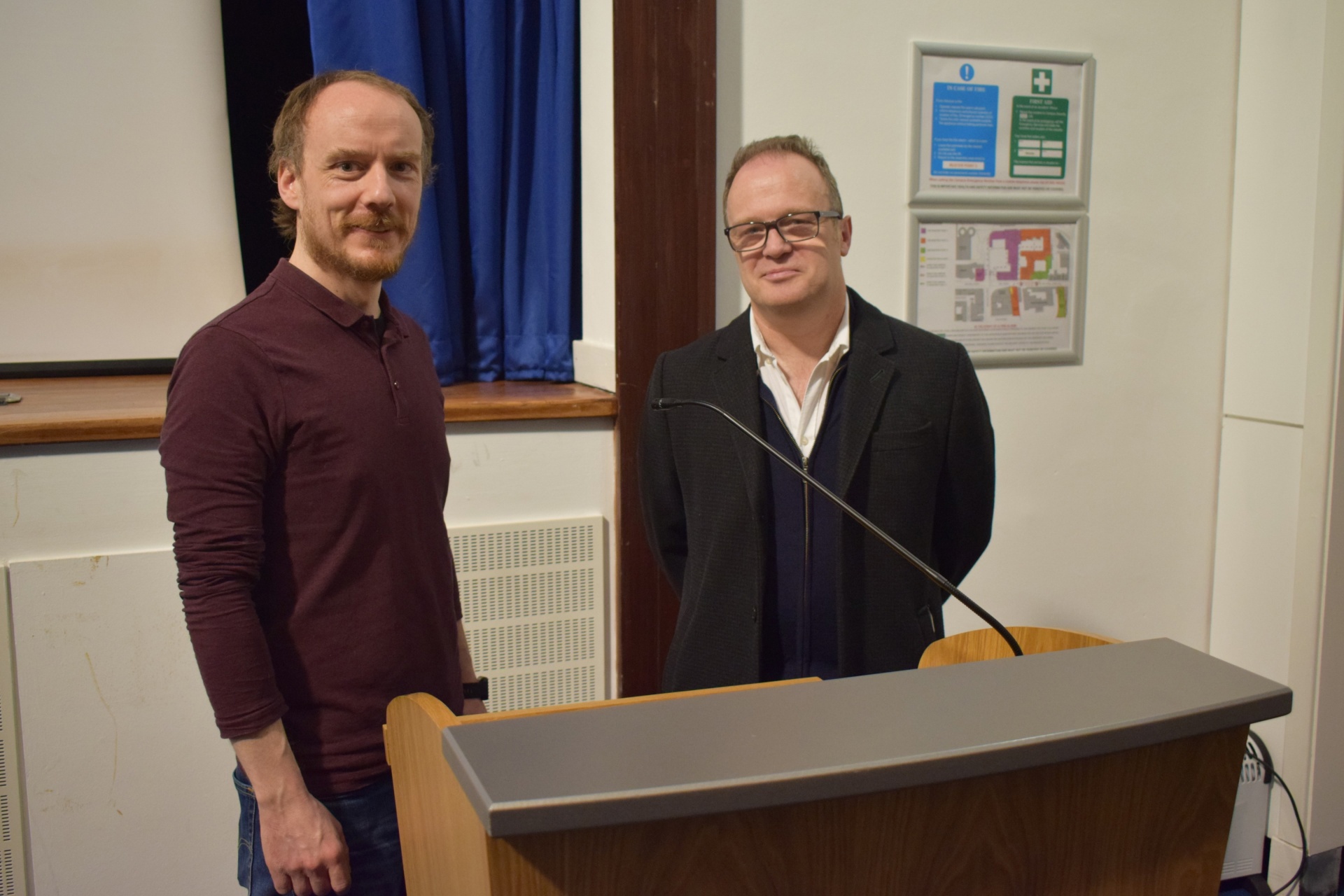 Dr Donncha Marron and Dr Wallace McNeish
