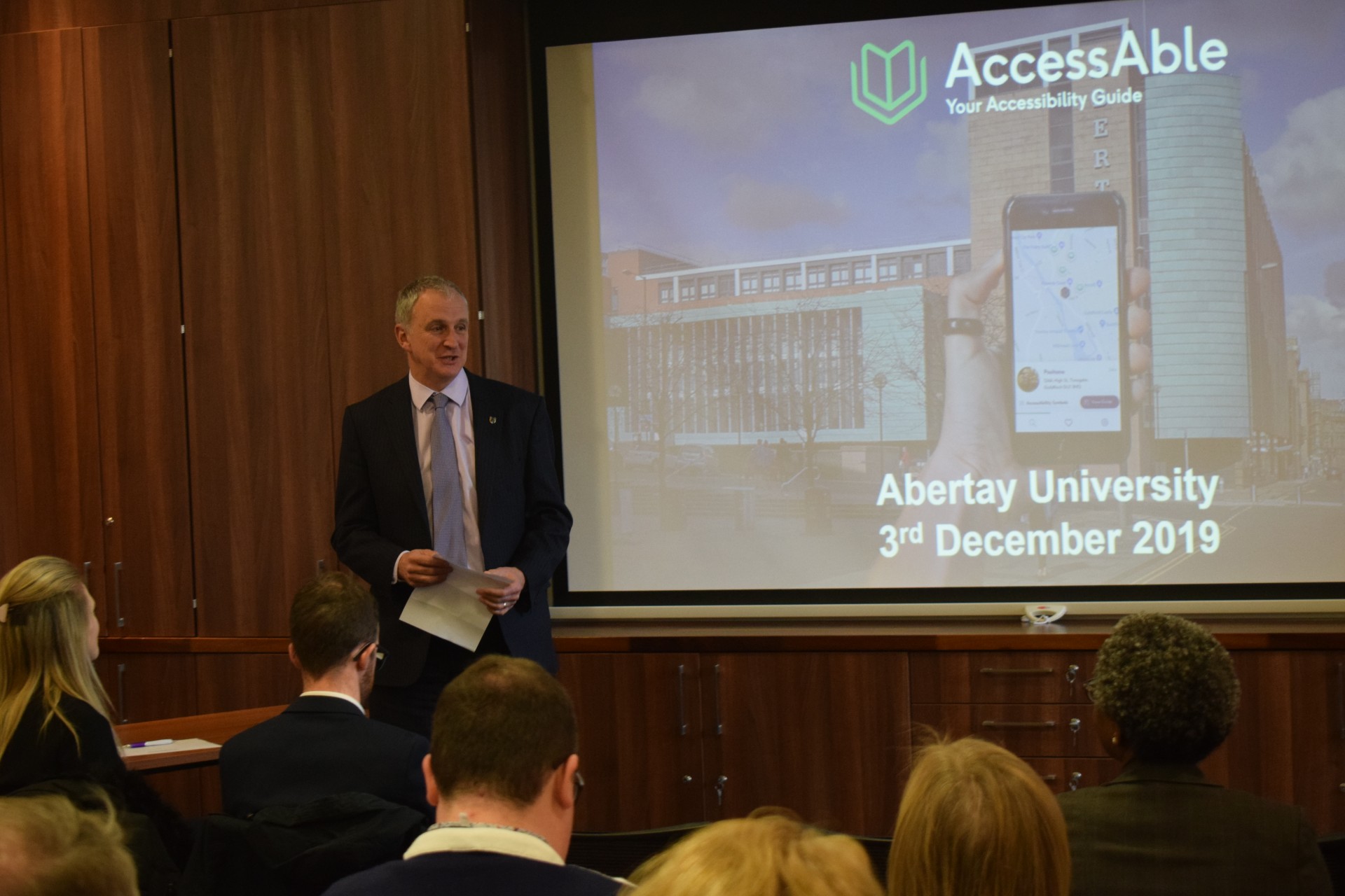 Abertay launches partnership with disabled accessibility guide AccessAble