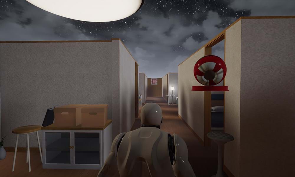 “Virtual Classroom - Educational Game” is a 2020 Digital Graduate Show project by Samuel Lambie, a student at Abertay University.