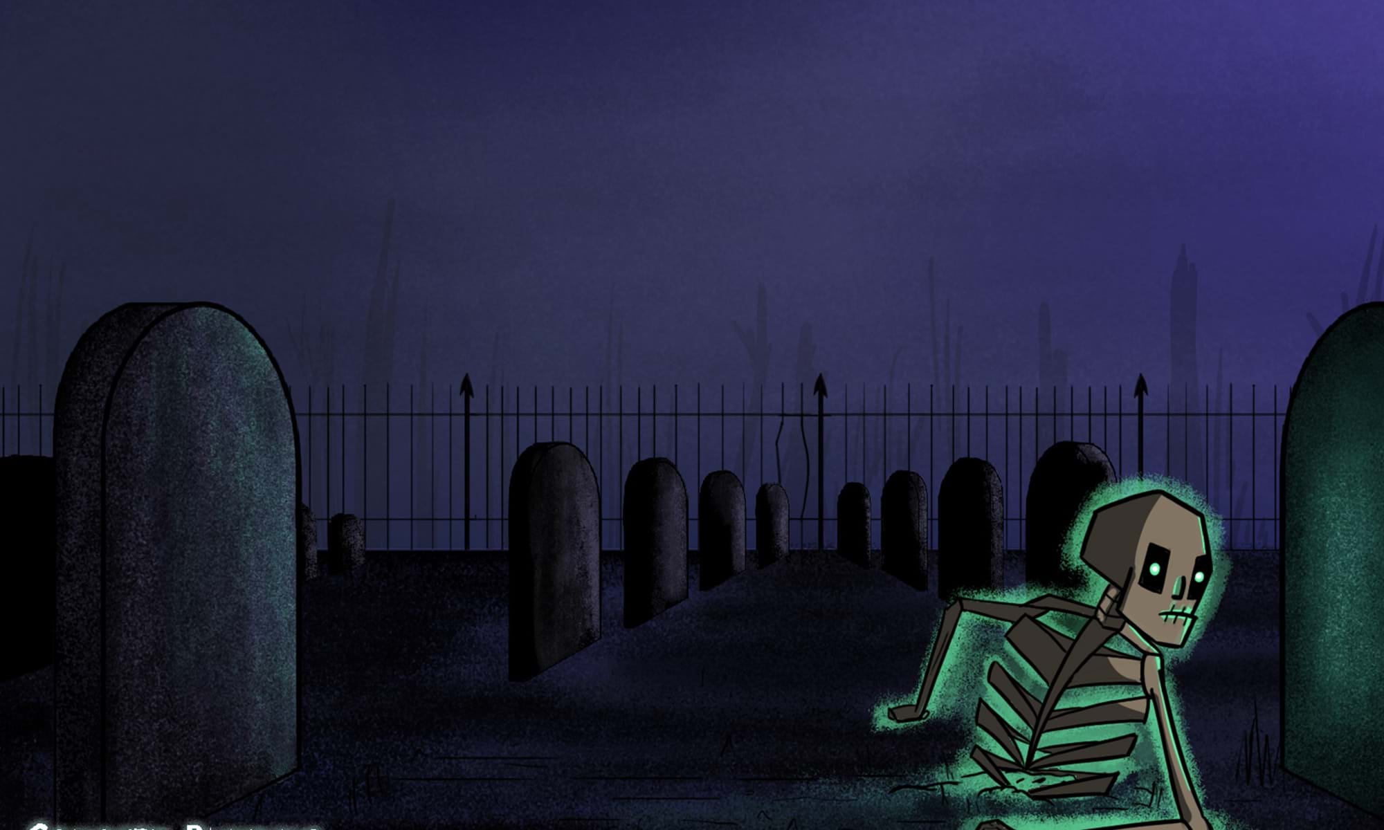 “Animated Horror Scene for a Family Audience” is a 2021 Digital Graduate Show project by Conor Barber, a Computer Arts student at Abertay University.