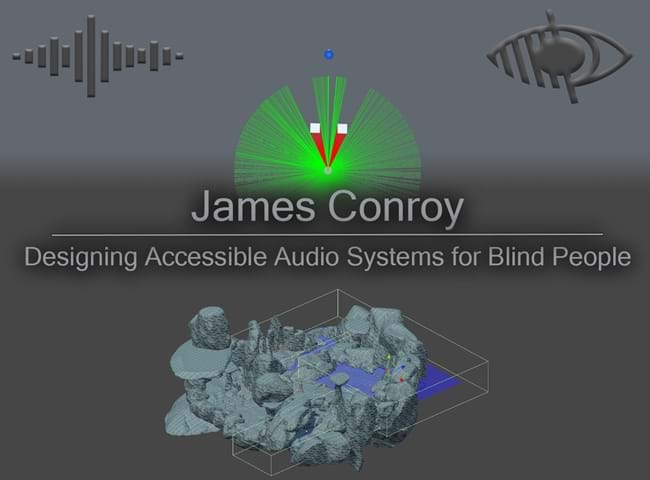 'The Blind God: Designing a Blind accessible system through the use of Audio' is a 2023 Digital Graduate Show project by James Conroy, a Games Design and Production student at Abertay University.
