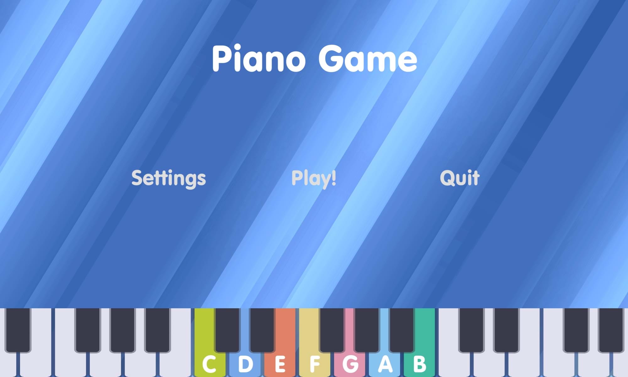 'Improving Accessibility in Piano Teaching through Video Games' is a 2023 Digital Graduate Show project by Calum Sarjeant, a Computer Game Applications Development student at Abertay University.