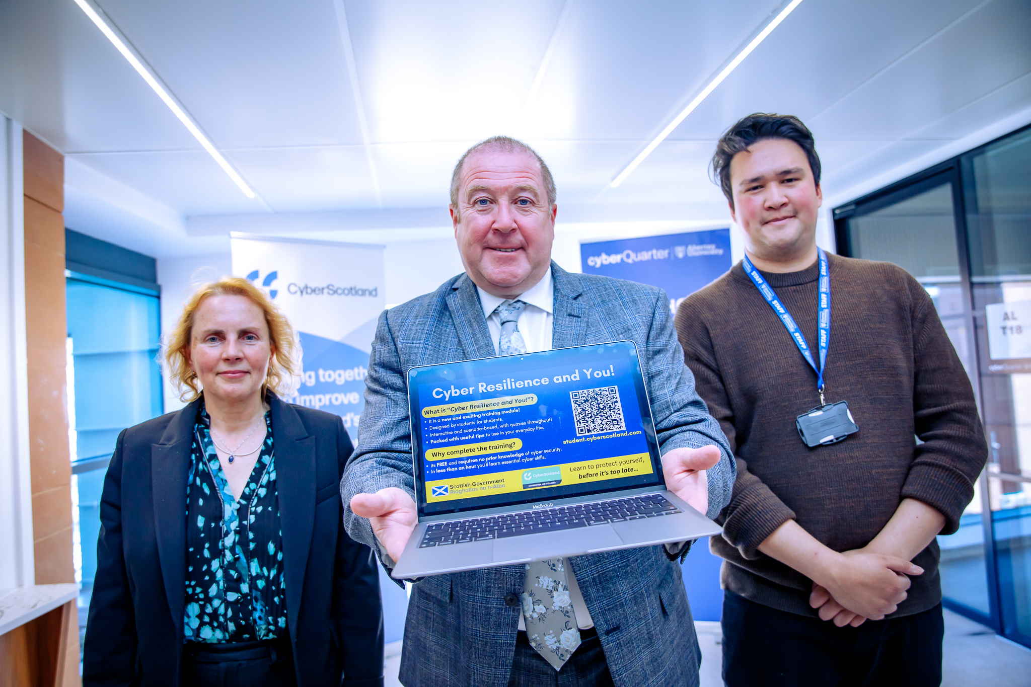 New cyber training resource unveiled at Abertay University's inaugural Cyber Student Showcase