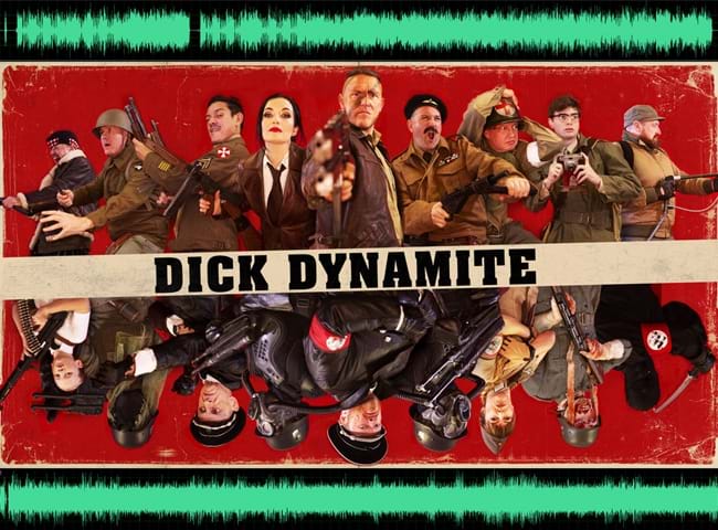 'Dick Dynamite 1944' is a 2023 Digital Graduate Show project by Barry Forrest, a Games Design and Production student at Abertay University.