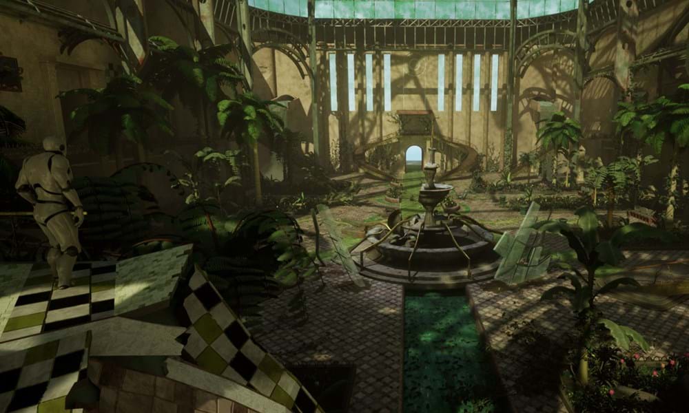 "Creating 3D Game Environments from 2D Concept Art" is a 2022 Digital Graduate Show project by Duncan Readle, a Computer Arts student at Abertay University. 