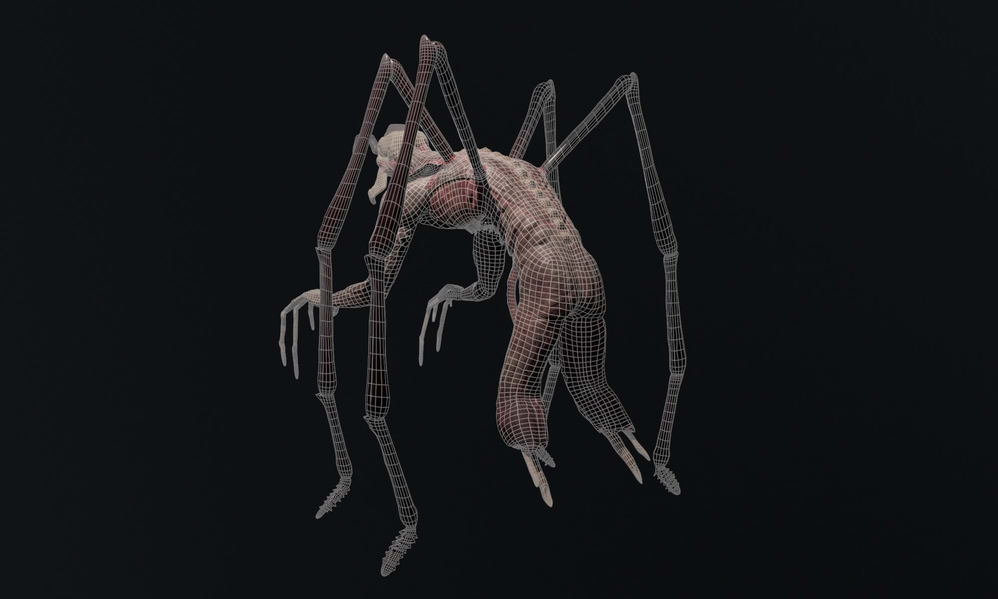 'Creating and Exploring Horror Through Creature Design' is a 2023 Digital Graduate Show project by Ewan Bruce, a Computer Arts student at Abertay University.