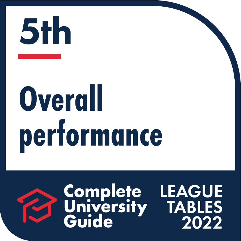 This course is the 5th best Forensic Sciences degree in the UK according to the 2022 Complete University Guide.